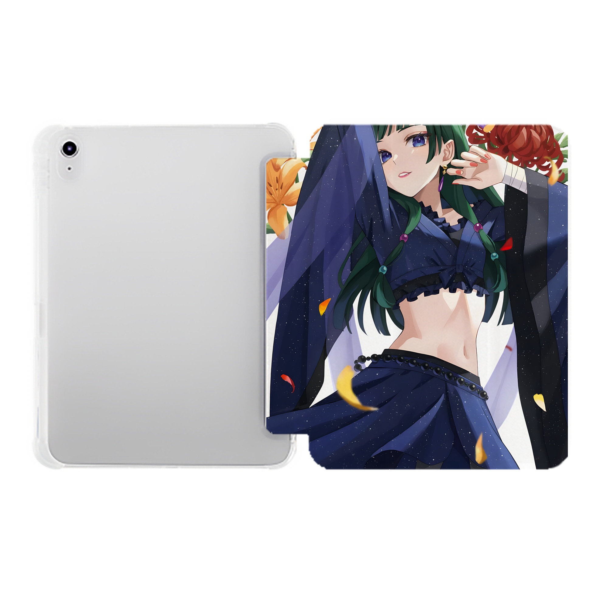 （画像用） 薬屋のひとりごと The Apothecary Diaries IPad ケース ペン収納付き 三つ折りスタンド PUレザー×シリコン 対応機種9.5/10.5/10.9インチ